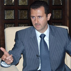 اسد خواستار ميانجيگرى امريکا در مذاکره با اسرائيل شد